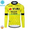 Maillot Cyclisme Hiver Thermal Fleece Visma Lease A Bike 2024 Maillot Cyclisme Hiver Thermal Fleece Visma Lease A Bike 2024